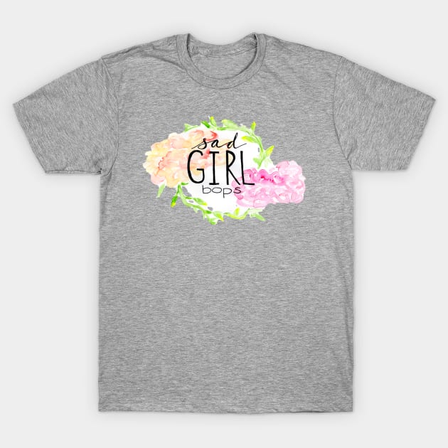 sad girl bops T-Shirt by thegirlaquatic